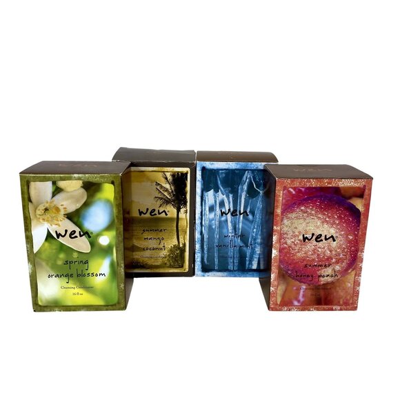 Wen Cleansing Conditioner Set Of 4 Seasonal Scents 16 fl oz Each NEW - Picture 1 of 4